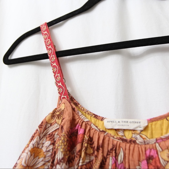 UFT Spell & The Gypsy Siren Song Strappy Midi Dress XS - Picture 6 of 16